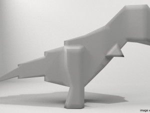 origami - dinosaur 3D-Modell