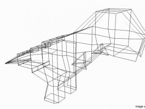 origami - dinosaur 3D-Modell