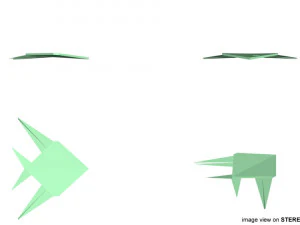 origami - fish 3D Model