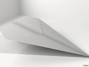 оригами - самолет 3D Модель