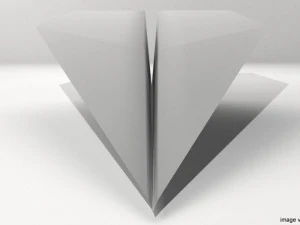 origami - plane 3D Model