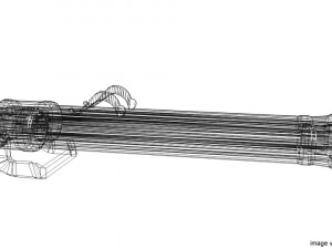 cannon - double barrel 3D Model