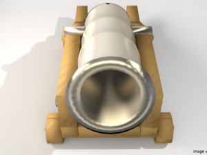 cannon - fort siege Model 3D