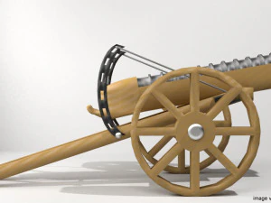 cannon - malacca meriam 3D Model