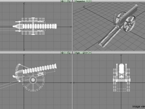 cannon - malacca meriam Modelo 3D