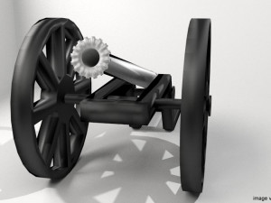 cannon - malay lela 3D Модель