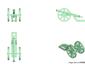cannon - malay lela 3D Model
