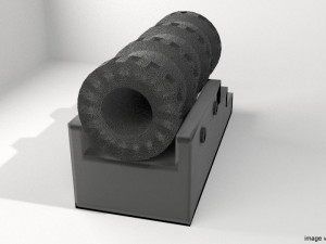 cannon - ottoman bombard 3D Model