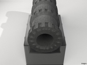 cannon - ottoman bombard 3D Модель