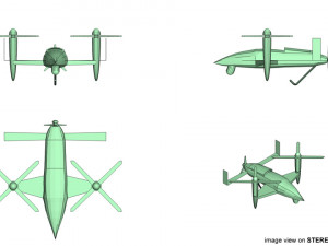 drone - eagle eye Modelo 3D