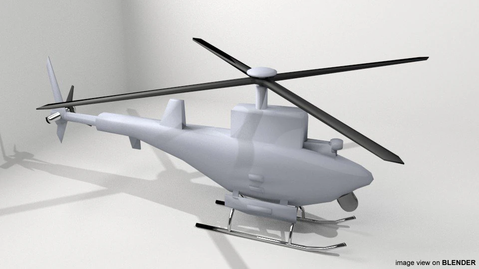drone - firescout 3D Model .c4d .max .obj .3ds .fbx .stl .blend 