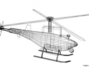 drone - firescout Modèle 3D