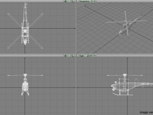 drone - firescout Modèle 3D