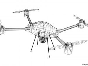 drone - miniature copter Model 3D