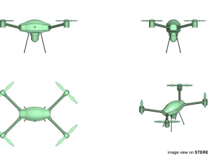 drone - miniature copter Model 3D