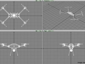drone - miniature copter Model 3D