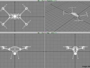 drone - miniature copter 3D Model