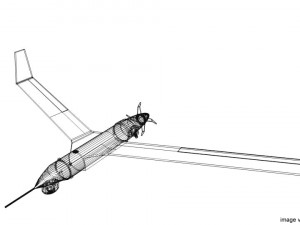 drone - scan eagle 3D Model