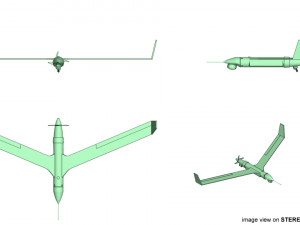 drone - scan eagle 3D Model