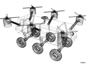 drone - air robot Modelo 3D