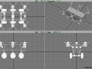 drone - air robot 3D Model