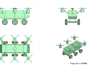 drone - air robot Modelo 3D