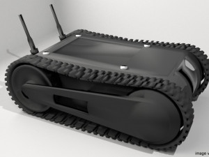 drone - robot tank 3Dモデル