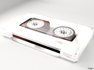 cassette audio tape 3D 모델
