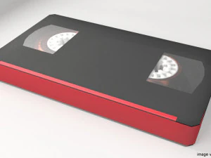 Videokassette 3D Modell