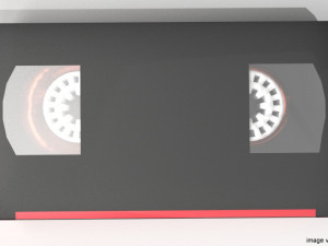 cassette video tape 3D Model