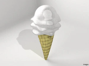 cono gelato Modello 3D