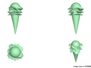 ice-cream cone 3D Модель