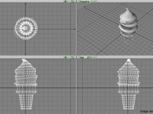 ice-cream cup 3D Модель