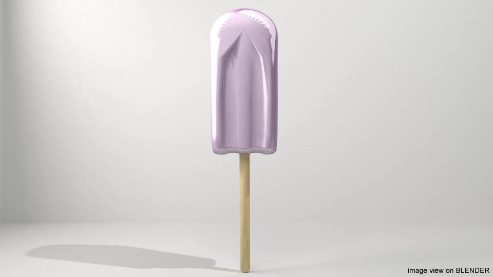 bastoncino di gelato Modello 3D .c4d .max .obj .3ds .fbx .stl .blend 