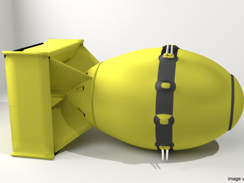 Atomic Bomb - Fatman 3D Модель