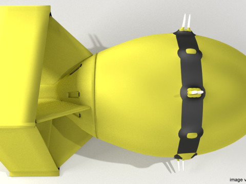 Atomic Bomb - Fatman 3D Модель