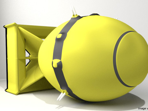 Atomic Bomb - Fatman 3D Модель