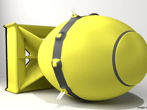Atomic Bomb - Fatman 3D Model