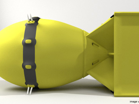 Atomic Bomb - Fatman 3D Модель