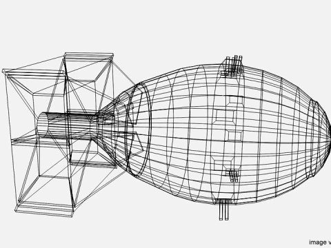 Atomic Bomb - Fatman 3D Model