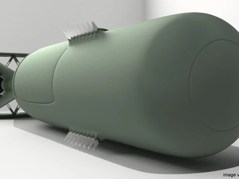 Atomic Bomb - Littleboy 3D Model