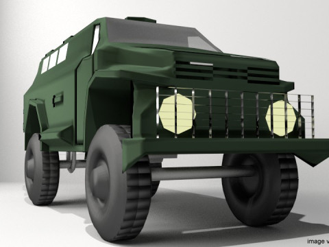 Armored Car - 1st WIN 3D Model