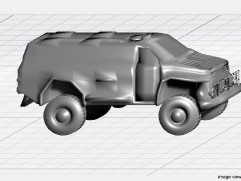 Armored Car - 1st WIN 3D Model