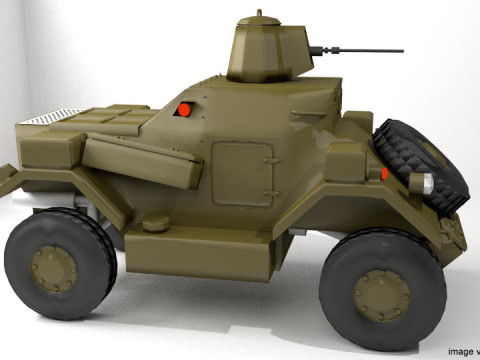 Armored Car - Daimler Dingo 3Dモデル