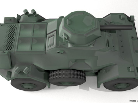 Armored Car - Ferret 3D 模型
