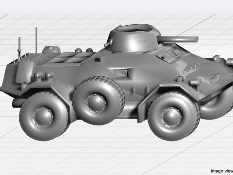 Armored Car - Ferret 3D 模型