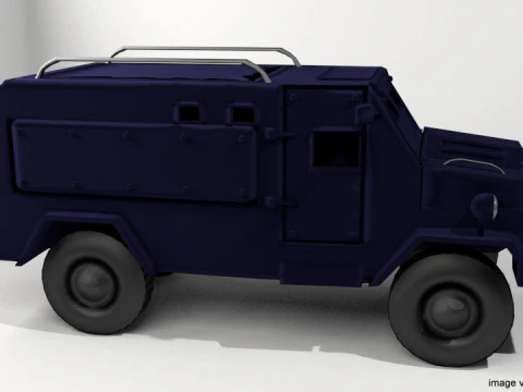 Zırhlı Ara&ccedil; - Humberette 3D Model