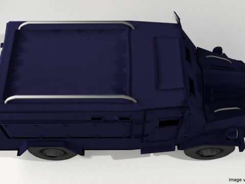 Armored Car - Humberette 3D Model