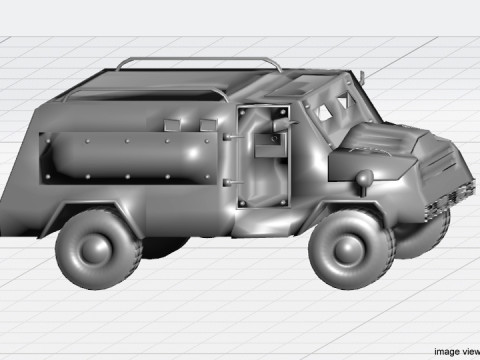 Armored Car - Humberette Modello 3D