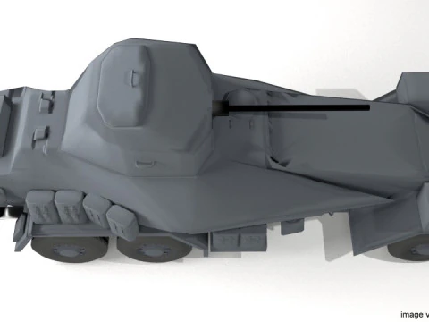 Armored Car - Schwerer Panzersphwagen 3D Model